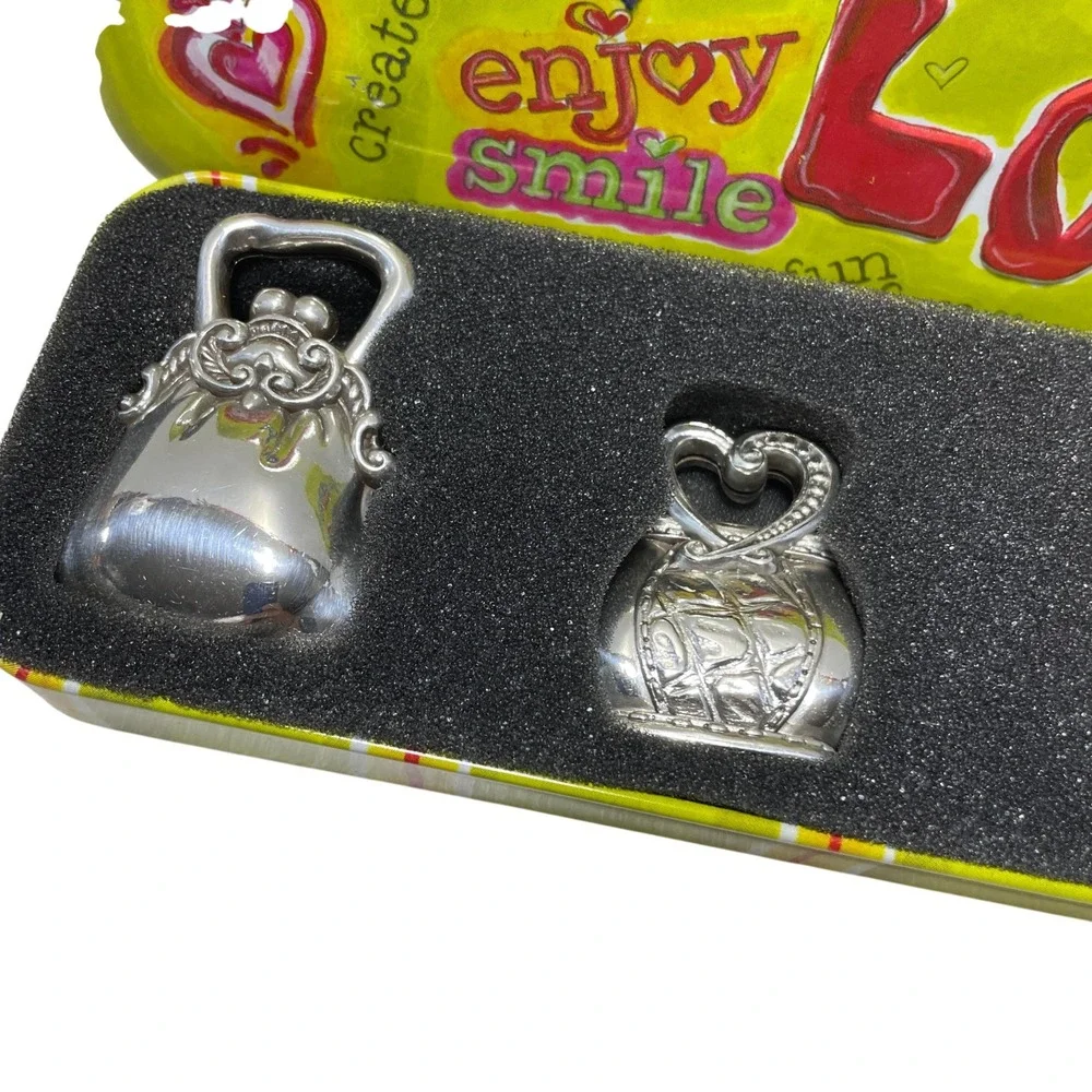 Brighton Silver Toned Card holder Set of Four Purses